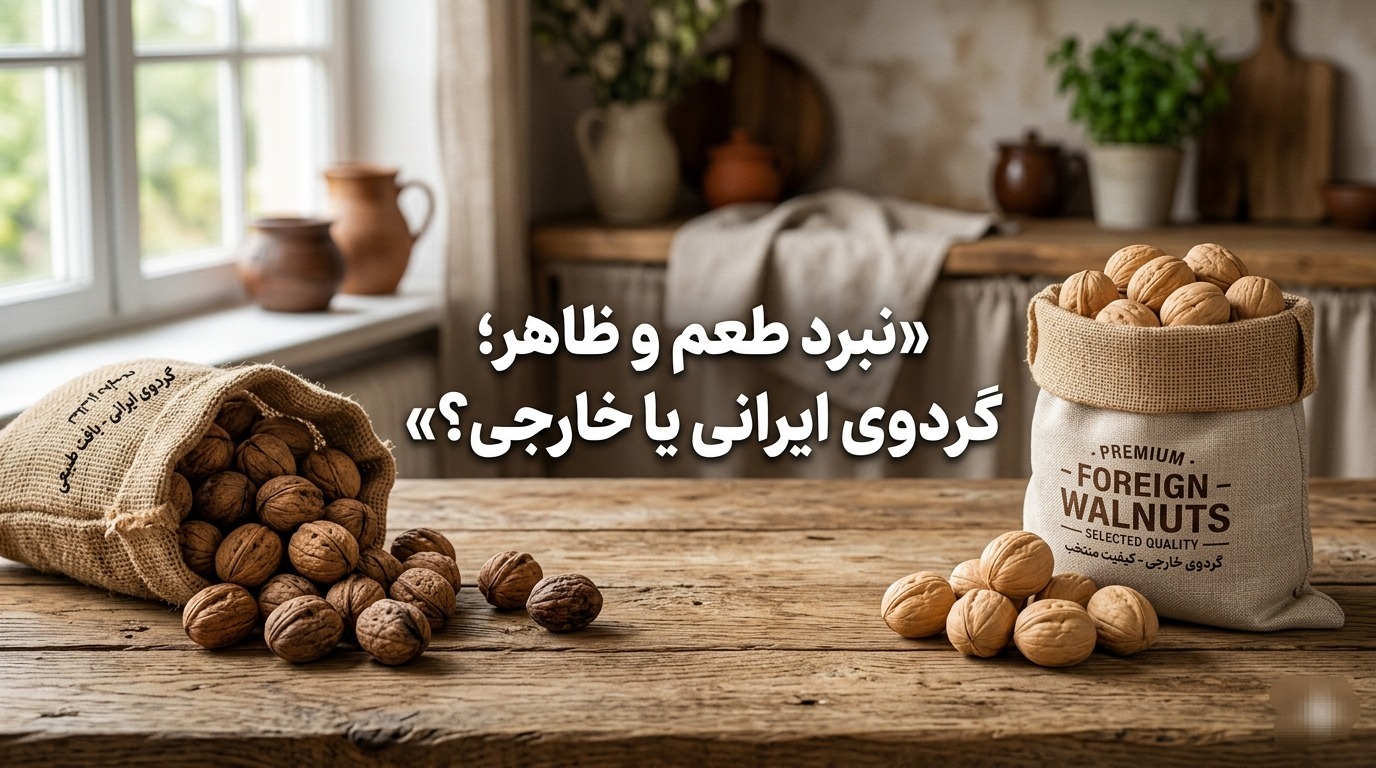 تفاوت گردوی ایرانی و خارجی