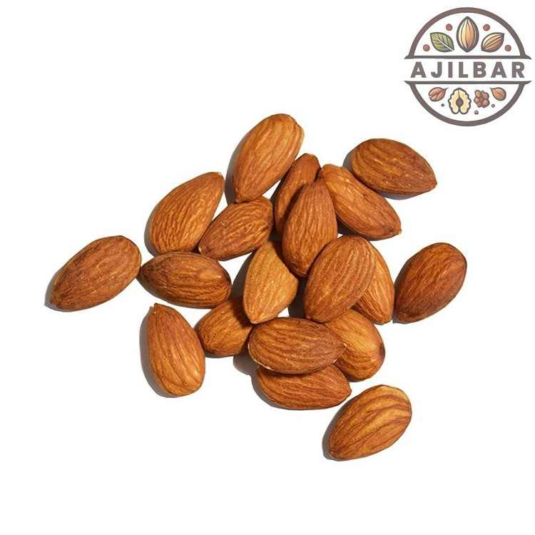 قیمت و خرید عمده مغز بادام زرین خام ارسال رایگان آجیل بار