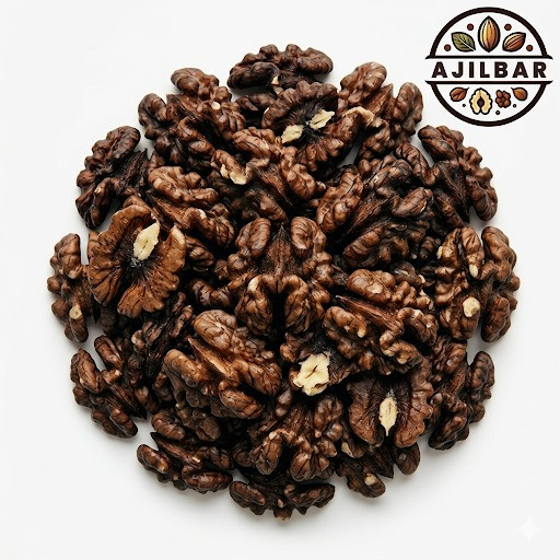 خرید مغز گردوی قهوهای خارجی خورشتی بلغارستان مناسب فسنجان و مصارف غذایی با قیمت روز و ارسال رایگان آجیل بار